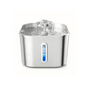 <span class=keywords><strong>Bebedero</strong></span> para <span class=keywords><strong>Gatos</strong></span> y Perros de Acero Inoxidable de 2.2L con Boquilla en Forma de <span class=keywords><strong>Flor</strong></span>, Multiciclo, Ultrasilencioso - Product Image 2