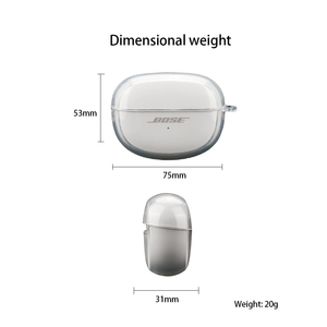 Étui transparent en silicone TPU pour écouteurs, accessoires pour écouteurs, étui pour écouteurs <span class=keywords><strong>Bose</strong></span> Ultra Open Earbuds, coque en silicone caoutchouc - Product Image 6