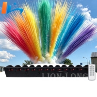 Système de tir de feux d'artifice LION-LONG, allumage de fontaines froides, déclencheur de feux d'artifice à fumée colorée en forme d'éventail pour mariage en extérieur