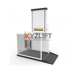 Elevador de silla de ruedas vertical hidráulico de alta calidad aprobado por XYZLIFT para personas discapacitadas - Product Image 3