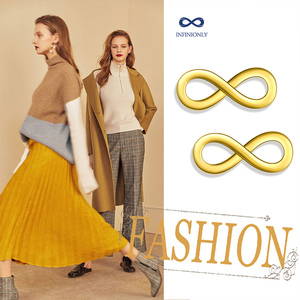 2020 Hot Sale Fashion Stainless Steel Jewelry Mini <strong>Infinity</strong> Stud <strong>Earrings</strong> - Product Image 6
