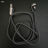 Excelente transferencia de datos de computadora de PC 3A 90 grados en forma de U codo juegos móviles cables micro USB