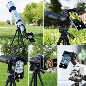 Apexel-Adaptador de telescopio para teléfono móvil, soporte para binocular,monocular, telescopio astronómico, mira de cateo, microscopio - Product Image 6