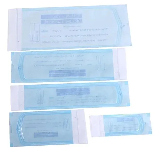 Medical Self Sealing Sterilization Pouch  Autoclave Cleaning Bag for Dental Tool