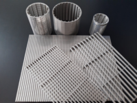 Élément filtrant conique en acier inoxydable 304/316 pour tambour Johnson, filtre à tamis métallique en fibre, résistant aux hautes températures