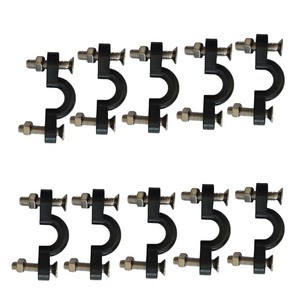 Accessoire de kayak, pince de fixation de type C avec vis, crochet de corde pour canoë kayak, équipement de loisirs de plein air universel en plastique durable - Product Image 2
