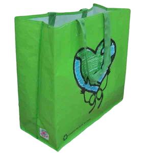 ถุงช้อปปิ้งทำจากพลาสติก PP แบบพับเก็บได้เป็นมิตรต่อสิ่งแวดล้อม125gsm เป็นมิตรกับสิ่งแวดล้อมรีไซเคิลได้และนำกลับมาใช้ใหม่ได้พร้อมลวดลายการ์ตูนที่ผลิตในเวียดนาม - Product Image 1