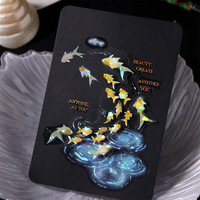 10 autocollants par paquet, série Flowing Encounters, décorations mignonnes à coller pour journal
