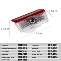 1 Pieza de Luz LED de Bienvenida para Puerta de Coche, Lámpara Proyectora Láser con Logotipo para Mercedes Benz Clase E C W205 W212 ML AMG W177 W247 W176 GLA GLC GLE