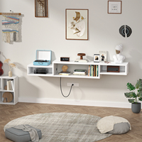 Meuble TV de Luxe pour Centre de Divertissement Domestique, Console en Bois au Design Industriel, Multifonctionnel pour Salon, Chambre et Salle à Manger