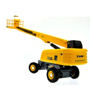 New 1:35 scale model XGS30 Boom Platform Four wheels Telescopic boom Swing Yellow Collection Toys Gift