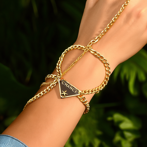 PXK-0148 สร้อยข้อมือแฟชั่นแบบโซ่และแบบเชื่อมต่อ - Product Image 3