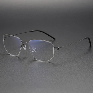 <span class=keywords><strong>SELIM</strong></span> ultraleggero fatto a mano Unisex retrò quadrato puro titanio acetato occhiali da vista occhiali da vista montatura piena In magazzino - Product Image 1