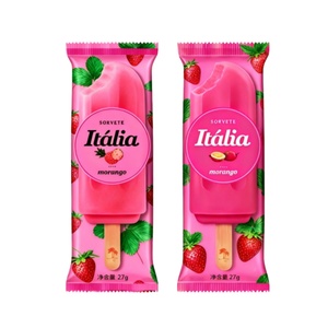 Bolsas de plástico personalizadas con sellado trasero para envasado de helados, paletas de hielo y helados de crema - Product Image 5