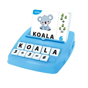 Educational Counting Math & Matching Letter Game Word Puzzles Toys English Alphabet Spelling Game