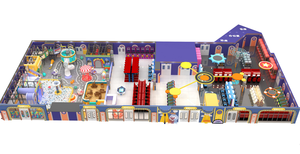 Nuevo Estilo de Equipo de Juegos de Plástico para Interiores, Comercial, para Niños, para el Hogar, la Escuela y Áreas de Juego en Centros Comerciales - Product Image 4