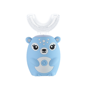 Cepillo de dientes eléctrico para niños Dibujos animados Silicona Cerdas suaves Limpieza recargable Cuidado de las encías - Product Image 1