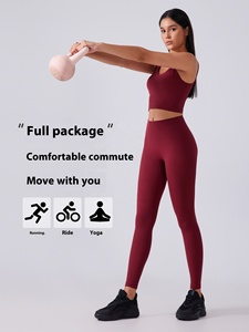 Da <span class=keywords><strong>donna</strong></span> da allenamento con elastico lucido a vita alta e abbigliamento sportivo Premium pantaloni da Yoga <span class=keywords><strong>Leggings</strong></span> sport Yoga <span class=keywords><strong>Leggings</strong></span> da <span class=keywords><strong>donna</strong></span> - Product Image 3