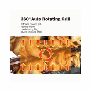 Machine à rôtir le poulet au gaz en acier inoxydable <span class=keywords><strong>Libermann</strong></span> 4/6/8, barbecue automatique, rôtissoire à poulet, four à cuire - Product Image 4