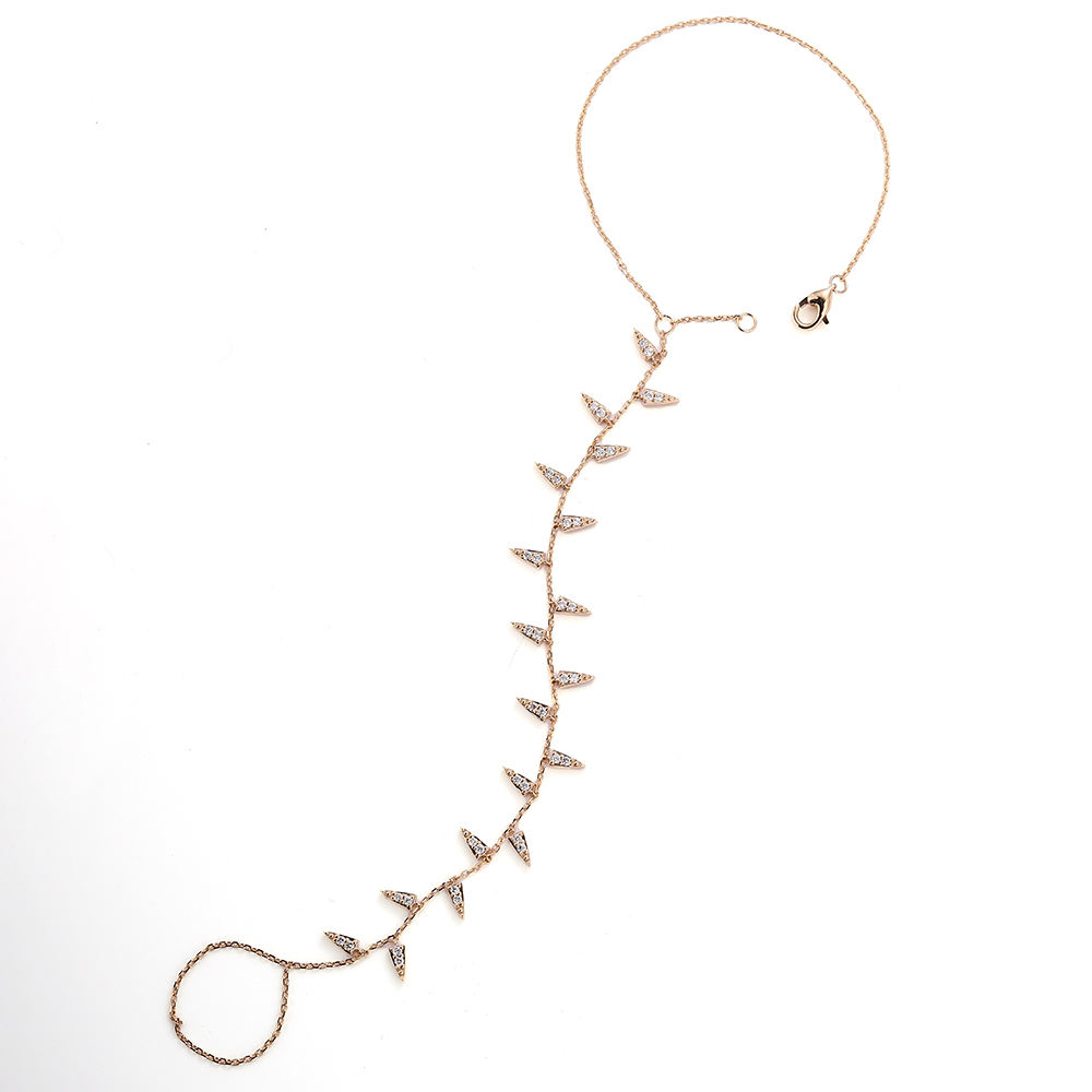 Bracelet en or massif 10 carats, véritable or de laboratoire.