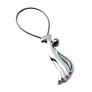 Porte-clés en peluche paon - Un porte-clés éblouissant et magnifique - Product Image 1