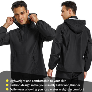 Survêtement de Sudation Léger pour Homme 100 % Polyester, Veste Brûle-Graisse pour Perte de Poids - Product Image 5