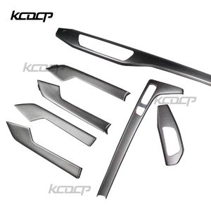 Interno in fibra di carbonio per Audi B9 A3 A4 <span class=keywords><strong>A5</strong></span> RS3 RS4 RS5 S3 S4 S5 sostituire interno auto in fibra di carbonio - Product Image 1
