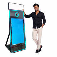 YPT--7043 Miroir intelligent avec caméra de 70 pouces, photomaton, capacité de charge de 300 kg, verre trempé en métal
