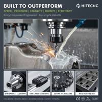 Centro de Mecanizado Vertical de 5 Ejes HDC-600F5, Fresadora CNC con Mesa Rotatoria para Procesamiento de Metales