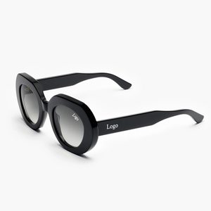 Fabricante de Gafas de Sol Personalizadas, Gafas de Sol Redondas para Hombre, Gafas de Sol Polarizadas de Acetato de Diseño de Lujo 2026 - Product Image 1