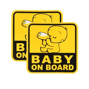 Adhesivo reflectante con imán para <span class=keywords><strong>coche</strong></span>, adhesivo con estampado personalizado para bebé <span class=keywords><strong>a</strong></span> <span class=keywords><strong>bordo</strong></span> - Product Image 1