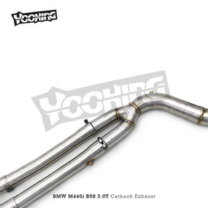 Tubo de Escape Catback Valvetronic para <span class=keywords><strong>BMW</strong></span> M340 M340i <span class=keywords><strong>M440</strong></span> M440i 3,0 T 2019-2023 Tuning Sistema de Escape de Acero Inoxidable - Product Image 4