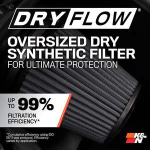 Sistema de Admisió<span class=keywords><strong>n</strong></span> de Aire Frío <span class=keywords><strong>K</strong></span>&<span class=keywords><strong>N</strong></span> Nuevo, <span class=keywords><strong>Filtro</strong></span> de Aire de Flujo Seco, para Tacoma 2016-2023, Motor 1.6L, 1 Año de Garantía, Ajuste Universal, OE 30-9039 - Product Image 4