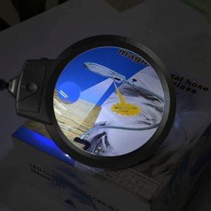 2.5x 5x بالجملة جمع العتيقة التطريز نحت المواد المعدنية كليب على مصباح ليد عدسة مكبرة بيع - Product Image 6