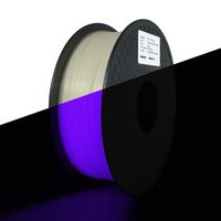 Filament PLA HELLO3D officiel en gros, phosphorescent, 1,75 mm, 1 kg, multicolore bleu/violet/orange, photoluminescent