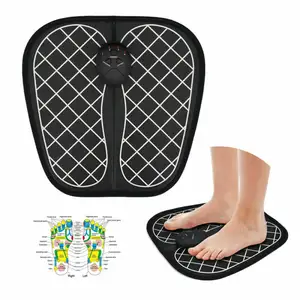 Electric EMS Foot Massager Wireless Feet Muscle Stimulator ABS Physiotherapy Revitalizing Pedicure Tens Foot Vibrate Massage
