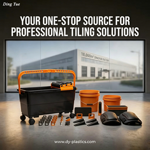 2026 Kit professionnel robuste de truelle de lissage de ciment et de rainureur de béton avec poignée ergonomique pour maçonnerie - Product Image 4