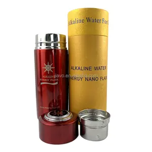 NANO ION IONIZER FILTER ENERGY PURIFIER CUP BOTTLE FLASK PORTABLE ALKALINE WATER PH ENHANCER FLASK