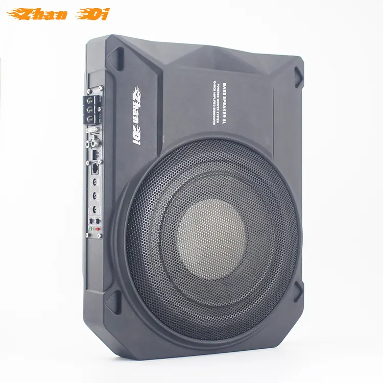 Yeni stil araba ses 12V 10 inç hoparlör Subwoofer altında koltuk