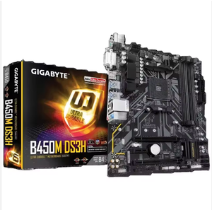 Venta al por mayor B450M DS3H AM4 placa base Micro-ATX DDR4 RAM SATA Disco Duro 64GB Max integrado reacondicionado escritorio usado - Product Image 1
