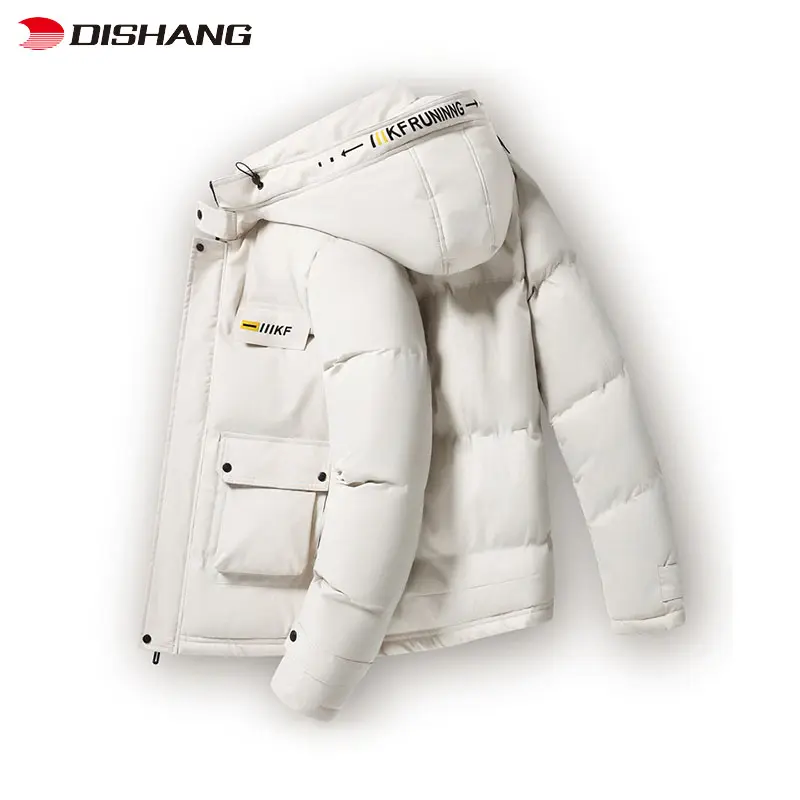 Fabriek Groothandel Mannen Capuchon Sport Puffer Jas Custom Bubble Jas Heren Winter Donzen Jassen