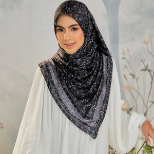 Bán Buôn Dân Tộc Kỹ Thuật Số In Hoa Phong Cách Cổ Điển Hồi Giáo Hồi Giáo Phụ Nữ Khăn Trùm Đầu Voile Hijab Khăn Choàng Khăn Choàng - Product Image 3