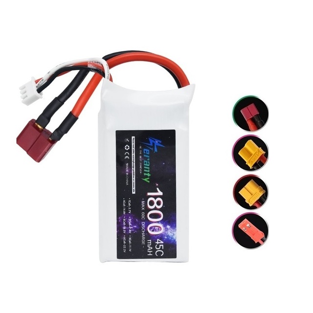 1800MAH 7.4V 2S 45C Lipo Battery With T/JST/XT30/XT60 Connector for RC Airplanes Helicopters Car Boat Truck Parts Battery
