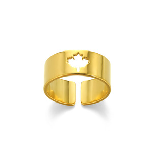 Nouvelle bague de niche européenne et américaine, spéciale, simple, créative, creuse, en acier inoxydable, motif petit animal, style punk, pour femme - Product Image 1