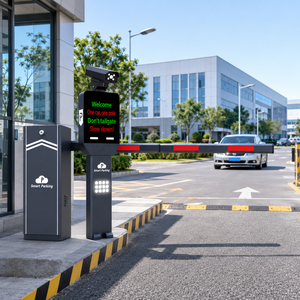 Terminal de Reconocimiento de Matrículas ANPR con Barrera de Estacionamiento Automática para la Seguridad de la Entrada de Parques Industriales - Product Image 1