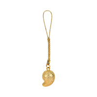Clochettes en métal colorées de haute qualité en gros, pendentifs Magatama, cloche en laiton décorative