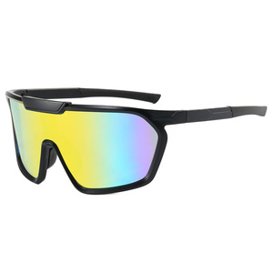 Xsy <b>Large</b> <b>Frame</b> Outdoor Sports Sunglasses White Polarized UV400 Windproof Cycling Driving Sun Protection - Product Image 4