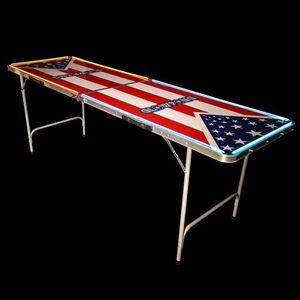 2019 Phong Cách Mới Gấp Nhôm <span class=keywords><strong>Beer</strong></span> <span class=keywords><strong>Pong</strong></span> Bảng Trò Chơi Dã Ngoại Xách Tay, Cắm Trại Bbq Bảng - Product Image 4