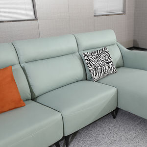 Living Room Luxury Modular L-Shaped Sofa Set with Contemporary Design Synthetic Leather for Hotel and Apartment Use - Product Image 4