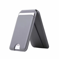 Grosir dompet ponsel magnetik kuat 14 15 16 tempat kartu ponsel kulit pu tempat kartu magnetik ponsel